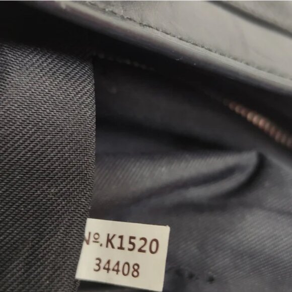 Coach Swagger Carryall In Pebble Leather Black with Silver Style No.34408 - Picture 9 of 15